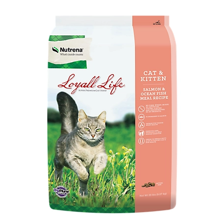 Nutrena Loyall Life Cat and Kitten Salmon and Ocean Fish Meal Recipe Dry Cat Food, 20 lb. Bag