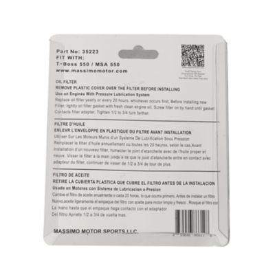 Image showing  T-Boss 550/MSA550 Oil Filter