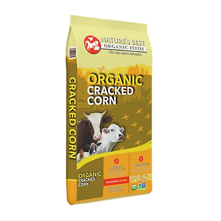 Nature's Best Organic Cracked Corn Cattle Feed, 40 lb. Bag