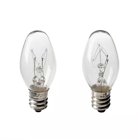 Red Shed C7 15W Light Bulbs 2-Pack Incandescent Bulbs