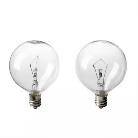 Red Shed G50 25W Light Bulbs 2-Pack Incandescent Bulbs