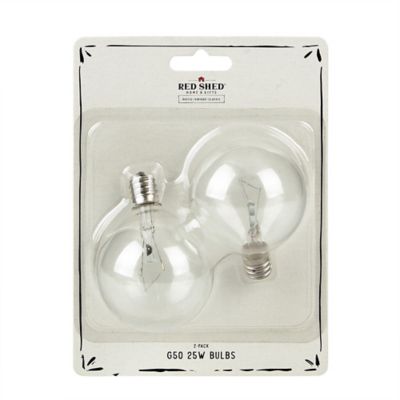 Image showing  G50 25W Bulbs, 2-Pack