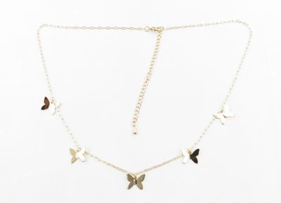 Buddy G's Shaky Butterfly Chain Necklace, Gold, 90781NKGLDT