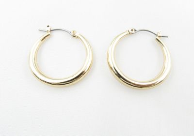 Buddy G's Thin Small Hoop Earrings, 91138PEGLDT