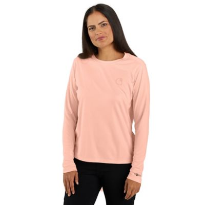 Carhartt Women's Force Sun Defender Graphic Long-Sleeve T-Shirt, 106632-E73