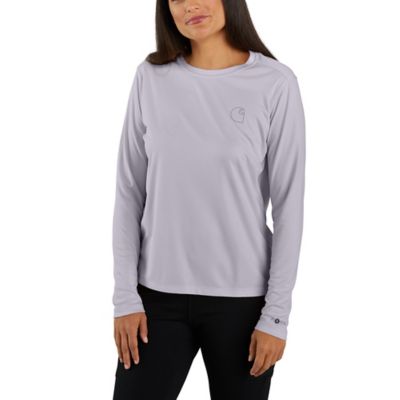 Carhartt Women's Force Sun Defender Graphic Long-Sleeve T-Shirt, 106632-E73