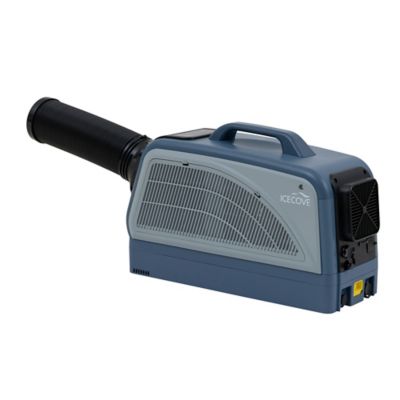 Image showing  Portable Air Conditioner - Grey/Blue + 1 Battery