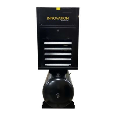 Image showing  7.5HP 3PH 24CFM@100PSI 230V 120 Gallon Tank with Air Dryer Rotary Screw Compressor-ERIK070003