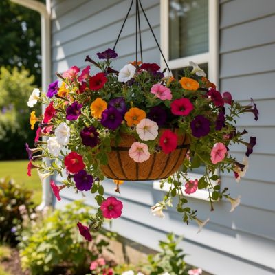 1.5 gal. Petunia Basic Hanging Basket