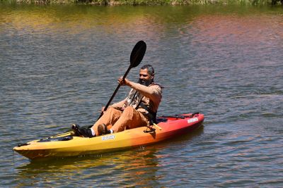 Image showing  12 ft. Sit-On-Top Saltwater Fishing Kayak