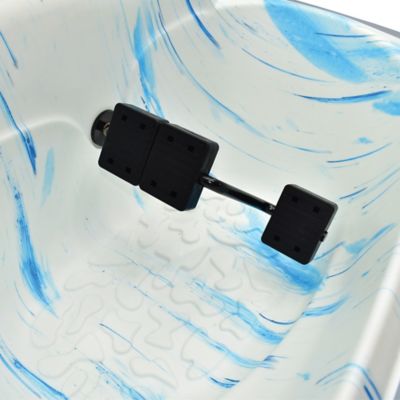 Image showing 5 th Sun Dolphin Sun Slider 5-Seat Pedal Boat with Canopy, Blue Swirl