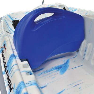 Image showing 7 th Sun Dolphin Sun Slider 5-Seat Pedal Boat with Canopy, Blue Swirl