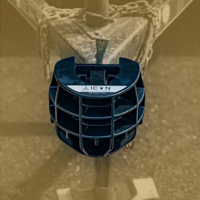 Image showing  ICON Trailer Coupler Lock for 2 in. Couplers with Cast Design by OEMs like Buyers Products