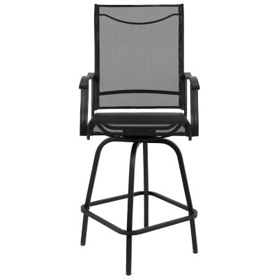 Image showing 1 th Flash Furniture 30 in. Outdoor Patio Bar Stools, 2-Pack