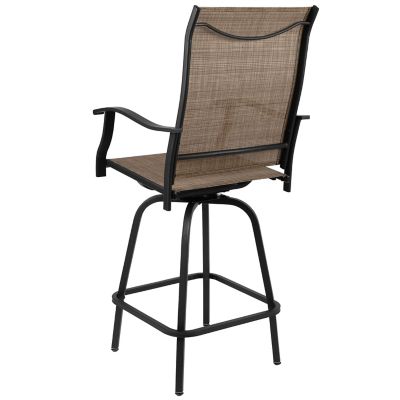 Image showing 4 th Flash Furniture 30 in. Outdoor Patio Bar Stools, 2-Pack