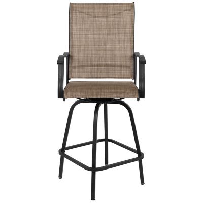 Image showing 6 th Flash Furniture 30 in. Outdoor Patio Bar Stools, 2-Pack