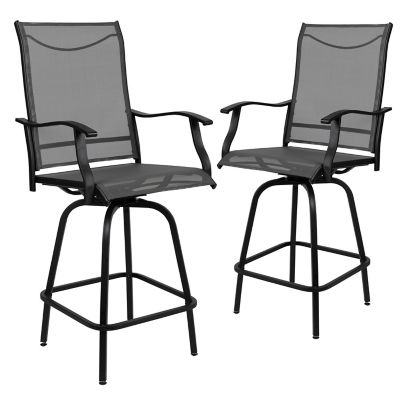 Flash Furniture 30 in. Outdoor Patio Bar Stools, 2-Pack