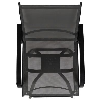 Image showing 7 th Flash Furniture 30 in. Outdoor Patio Bar Stools, 2-Pack