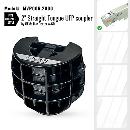 Altor ICON Trailer Coupler Lock for 2 in. UFP Coupler style by OEMs like Dexter A-60