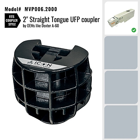 Altor ICON Trailer Coupler Lock for 2 in. UFP Coupler style by OEMs like Dexter A-60
