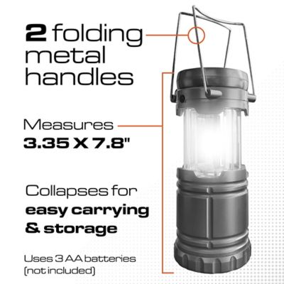 Image showing  Power Fan Lantern - 300 Lumen LED with Flip-Up Fan (3-Pack)