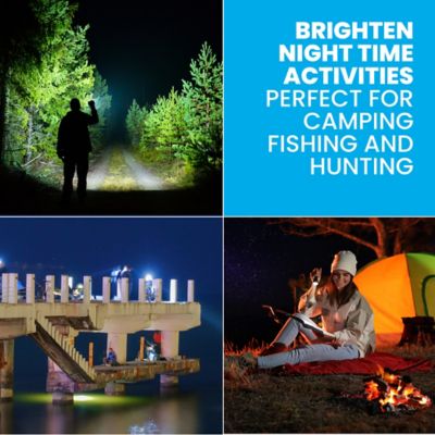 Image showing  Tac Light Flashlight - Water Resistant, 5 Modes and Zoom Function (Set of 3)