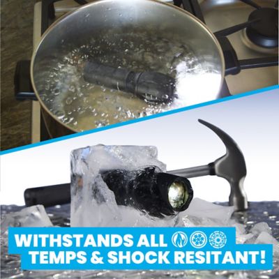 Image showing 7 th Bell & Howell Tac Light Flashlight - Water Resistant, 5 Modes and Zoom Function (Set of 3)