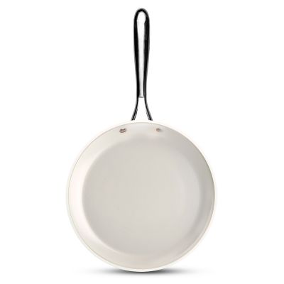 Gotham Steel Natural Collection Nonstick 12 in. Frying Pan in Cream with Stainless Steel Handle