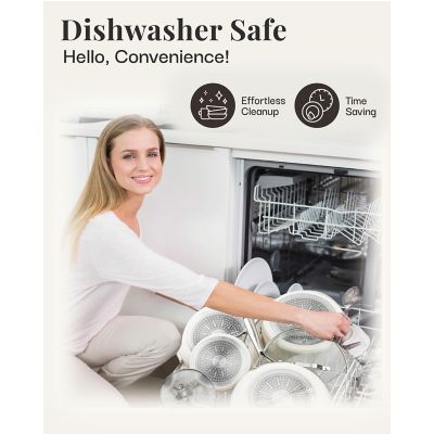 Image showing 7 th Gotham Steel Natural Collection 12-Piece Cookware Set in Cream with Stainless Steel Handles