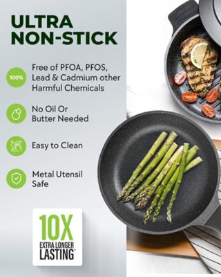 Image showing  Heavy-Duty Cast Aluminum Cookware Set, 6 pc.