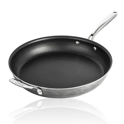 Granitestone 14 in. Aluminum Skillet with Helper Handle