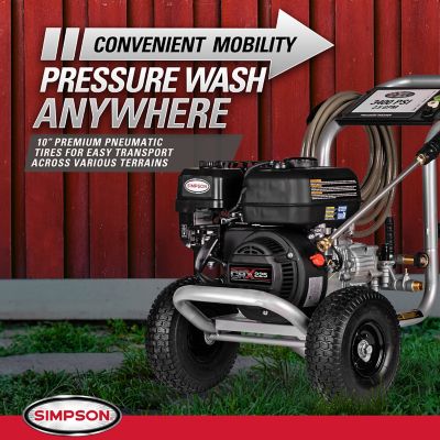Image showing 8 th SIMPSON 3,400 PSI 2.5 GPM Gas Cold Water MegaShot Series Pressure Washer