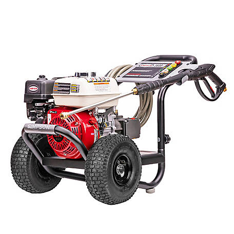 SIMPSON PowerShot 3700 PSI 2.5-Gallon-GPM Cold Water Gas Pressure Washer with Honda Engine CARB SIMPSON PowerShot 3700 PSI 2.5-Gallon-GPM Cold Water Gas Pressure Washer with Honda Engine CARB