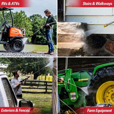 Image showing 5 th SIMPSON 3,600 PSI 2.5 GPM Gas Cold Water Professional PowerShot Pressure Washer, 49-State, HONDA GX200 with AAA Triplex Pump