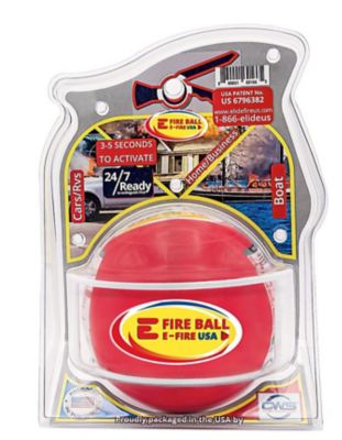 ELIDE FIRE 6 In. Self Activating Fire Extinguisher Ball, ELY6