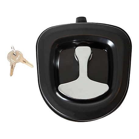 Buyers Products Die Cast Triple Point T-Handle Latch with Blind Studs/Gasket/Cylinder with Keys