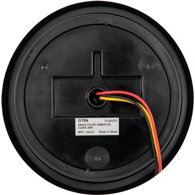 Image showing  4 in. Round Recessed Strobe with Amber LEDs and Clear Lens