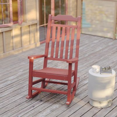 Image showing  Winston All-Weather Faux Wood Patio Rocking Chairs, 2-Pack