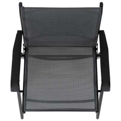 Image showing 7 th Flash Furniture Paladin Outdoor Folding Patio Sling Chair (2 Pack)
