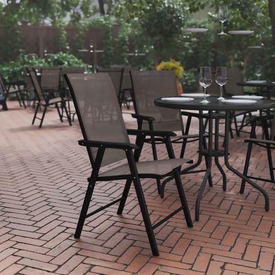 Image showing  Paladin Outdoor Folding Patio Sling Chair (2 Pack)