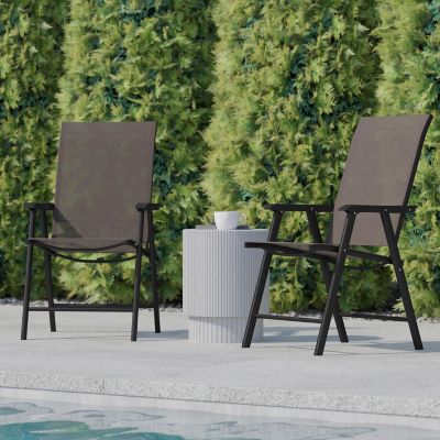 Image showing  Paladin Outdoor Folding Patio Sling Chair (2 Pack)