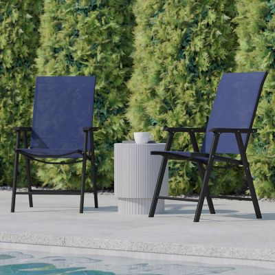 Image showing  Paladin Outdoor Folding Patio Sling Chair (2 Pack)