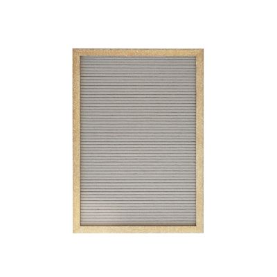 Image showing 8 th Flash Furniture Wood Frame Letter Board with 389 PP Letters and Canvas Carry Bag