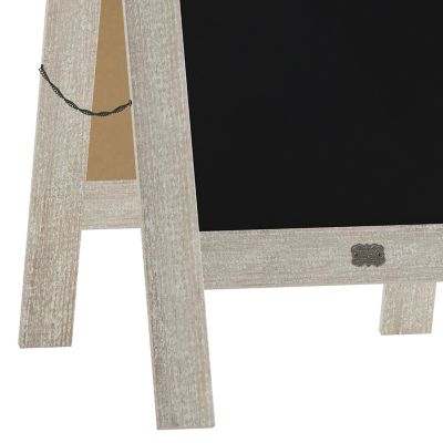 Image showing 8 th Flash Furniture Wood A-Frame Magnetic Chalkboard Set-Markers, Stencils, and Magnets, HGWA-GDI-CRE8-654315-G