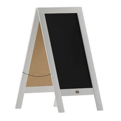 Flash Furniture Wood A-Frame Magnetic Chalkboard Set-Markers, Stencils, and Magnets, HGWA-GDI-CRE8-754315-G