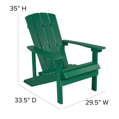 Image showing  Charlestown Commercial All-Weather Poly Resin Wood Adirondack Chair