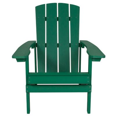 Image showing 6 th Flash Furniture Charlestown Commercial All-Weather Poly Resin Wood Adirondack Chair