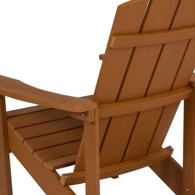 Flash Furniture Charlestown Commercial All-Weather Poly Resin Wood ...
