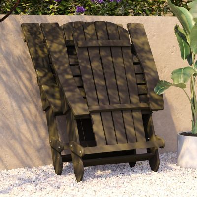 Image showing  Charlestown All-Weather Poly Resin Indoor/Outdoor Folding Adirondack Chair