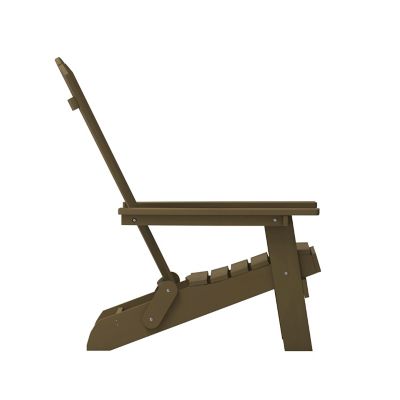 Image showing 7 th Flash Furniture Charlestown All-Weather Poly Resin Indoor/Outdoor Folding Adirondack Chair